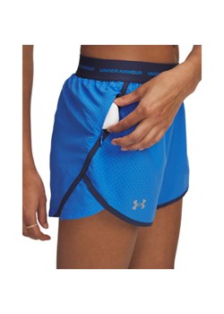 Damskie spodenki do biegania Under Armour UA Fly By 3\'\' Novelty Short - niebieskie ze sklepu Sportstylestory.com w kategorii Szorty - zdjęcie 185137506