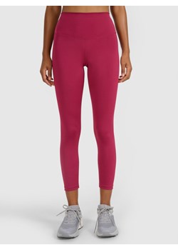 Damskie legginsy treningowe 7/8 4F 4FWAW25TFTIF361 - czerwone ze sklepu Sportstylestory.com w kategorii Spodnie damskie - zdjęcie 185137737
