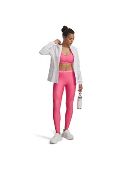 Damskie legginsy treningowe Under Armour HeatGear Rib - różowe ze sklepu Sportstylestory.com w kategorii Spodnie damskie - zdjęcie 185137758