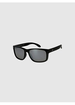 Okulary przeciwsłoneczne z powłoką lustrzaną  4F 4FWMM00ASUNU070 - czarne ze sklepu Sportstylestory.com w kategorii Okulary przeciwsłoneczne męskie - zdjęcie 185137977