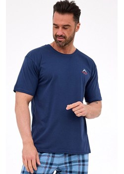 Bawełniana piżama męska 134/315 North, Kolor jeans-wzór, Rozmiar S, Cornette ze sklepu Primodo w kategorii Piżamy męskie - zdjęcie 185139809