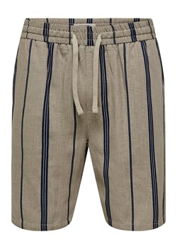 ONLY &amp; SONS Szorty w kolorze beżowym ze sklepu Limango Polska w kategorii Spodenki męskie - zdjęcie 185140098