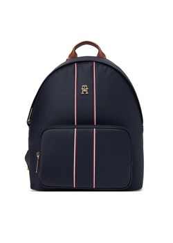 Plecak Tommy Hilfiger Popette Dome AW0AW17651 Granatowy ze sklepu eobuwie.pl w kategorii Plecaki - zdjęcie 185140309