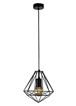 Wisząca lampa pojedyncza czarna R5-D04 ze sklepu Edinos.pl w kategorii Lampy wiszące - zdjęcie 185141235