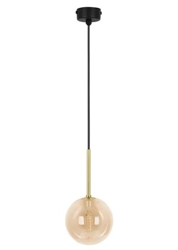 Wisząca lampa ze szklanym kloszem beżowa P5-Z43 ze sklepu Edinos.pl w kategorii Lampy wiszące - zdjęcie 185141249