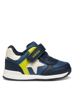 Sneakersy Geox B Rishon B560RA 054FU C4062 Granatowy ze sklepu eobuwie.pl w kategorii Buty sportowe dziecięce - zdjęcie 185353286