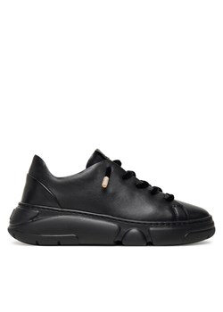 Sneakersy AGL Sheila Vel Vet D938056PGKA0761013 Czarny ze sklepu eobuwie.pl w kategorii Buty sportowe damskie - zdjęcie 185353299