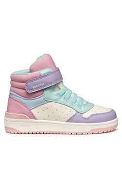 Sneakersy Geox J Washiba J36HXA 05415 C8343 S Różowy ze sklepu eobuwie.pl w kategorii Buty sportowe dziecięce - zdjęcie 185353309