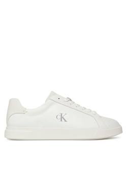 Sneakersy Calvin Klein Low Pro Cups Lth Mg HW0HW02823 Biały ze sklepu eobuwie.pl w kategorii Buty sportowe damskie - zdjęcie 185353325