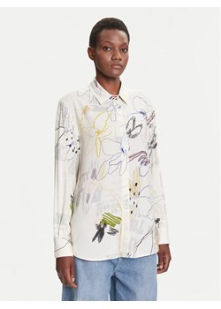 Desigual Koszula Newsarty 25WWCW14 Biały Loose Fit ze sklepu MODIVO w kategorii Koszule damskie - zdjęcie 185353775