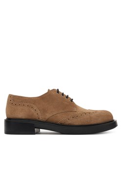 Pollini Oxfordy SA10273G1NTF0135 Brązowy ze sklepu MODIVO w kategorii Półbuty damskie - zdjęcie 185353846