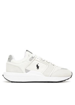 Polo Ralph Lauren Sneakersy Train 89 V2 Suede-Paneled Sneaker 809973974001 Biały ze sklepu MODIVO w kategorii Buty sportowe męskie - zdjęcie 185353877