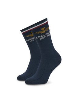 Aeronautica Militare Skarpety Wysokie Męskie 252CZ0012UL00499 Granatowy ze sklepu MODIVO w kategorii Skarpetki męskie - zdjęcie 185353935