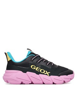 Geox Sneakersy J Flexyper Fast J55N5A 0T99J C9240 D Czarny ze sklepu MODIVO w kategorii Buty sportowe dziecięce - zdjęcie 185353989