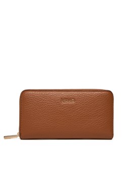 Duży Portfel Damski Liu Jo Ecs Xl Zip Around AF5170 E0027 Brązowy ze sklepu eobuwie.pl w kategorii Portfele damskie - zdjęcie 185356637