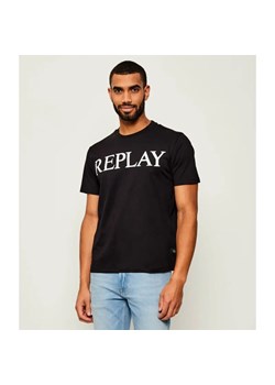 Replay T-shirt | Regular Fit ze sklepu Gomez Fashion Store w kategorii T-shirty męskie - zdjęcie 185357098