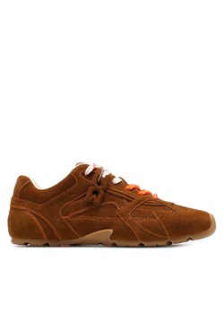 Sneakersy Nokwol Atlas Brązowy ze sklepu eobuwie.pl w kategorii Buty sportowe damskie - zdjęcie 185362255