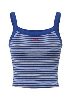 Levi's Top damski Kobiety Bawełna niebieski jednolity ze sklepu vangraaf w kategorii Bluzki damskie - zdjęcie 185362696