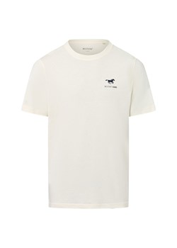 Mustang Koszulka męska - Austin Mężczyźni Bawełna écru jednolity ze sklepu vangraaf w kategorii T-shirty męskie - zdjęcie 185362729