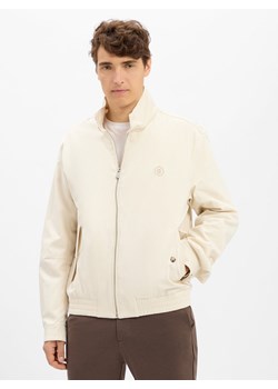 BOSS Kurtka męska - Coiner Mężczyźni Bawełna écru jednolity ze sklepu vangraaf w kategorii Bluzy męskie - zdjęcie 185362759