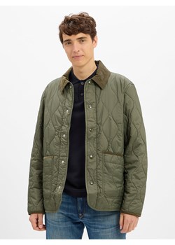 Tommy Hilfiger Pikowana kurtka męska Mężczyźni Sztuczne włókno oliwkowy jednolity ze sklepu vangraaf w kategorii Kurtki męskie - zdjęcie 185362787