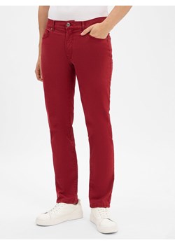 BRAX Spodnie - Cadiz Mężczyźni Bawełna bordowy jednolity ze sklepu vangraaf w kategorii Spodnie męskie - zdjęcie 185362796