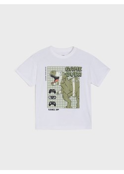 Sinsay - Koszulka z krótkim rękawem - biały ze sklepu Sinsay w kategorii T-shirty chłopięce - zdjęcie 185363356