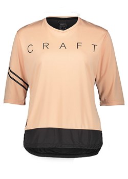 Craft Koszulka kolarska &quot;Core Offroad&quot; w kolorze beżowo-czarnym ze sklepu Limango Polska w kategorii Bluzki damskie - zdjęcie 185364838