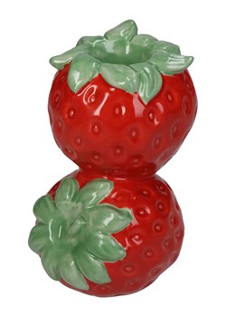 Kersten Świecznik &quot;Strawberry&quot; w kolorze czerwonym - 8 x 12 x 7 cm ze sklepu Limango Polska w kategorii Świeczniki - zdjęcie 185364899