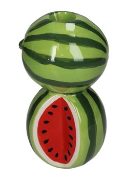 Kersten Świecznik &quot;Watermelon&quot; w kolorze zielono-czerwonym - 8,5 x 15,6 x 8,1 cm ze sklepu Limango Polska w kategorii Świeczniki - zdjęcie 185364967