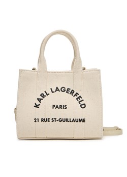 KARL LAGERFELD Torebka A3W50118 Écru ze sklepu MODIVO w kategorii Torebki damskie - zdjęcie 185365297