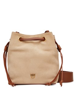 PINKO Torebka Secchiello Mini PE 25 PLTT 104303 A2CC Beżowy ze sklepu MODIVO w kategorii Torebki worki - zdjęcie 185365298