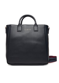 Tommy Hilfiger Torebka AW0AW17971 Granatowy ze sklepu MODIVO w kategorii Torby Shopper bag - zdjęcie 185365306