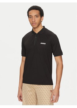 Guess Polo Z5GP00 KCQU2 Czarny Slim Fit ze sklepu MODIVO w kategorii T-shirty męskie - zdjęcie 185365405