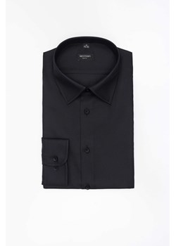 KOSZULA CORSINI 3280D DŁUGI RĘKAW SLIM FIT CZARNA ze sklepu Recman w kategorii Koszule męskie - zdjęcie 185365767