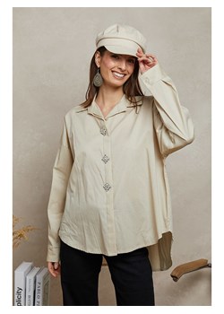 Plume Koszula "Rozalie" w kolorze beżowym ze sklepu Limango Polska w kategorii Koszule damskie - zdjęcie 185366085