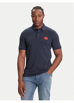 Hugo Polo Dereso222 50466202 Granatowy Slim Fit ze sklepu MODIVO w kategorii T-shirty męskie - zdjęcie 185366365