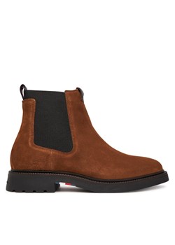 Tommy Hilfiger Sztyblety Comfort Lwt FM0FM05592 Brązowy ze sklepu MODIVO w kategorii Buty zimowe męskie - zdjęcie 185366405