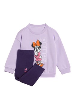 adidas Komplet bluza i legginsy Disney Minnie Mouse JL9173 Fioletowy Regular Fit ze sklepu MODIVO w kategorii Komplety niemowlęce - zdjęcie 185366409