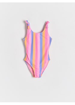 Reserved - Jednoczęściowy strój kąpielowy w paski - wielobarwny ze sklepu Reserved w kategorii Stroje kąpielowe - zdjęcie 185367009