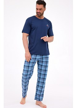 Bawełniana piżama męska 134/315 North, Kolor jeans-wzór, Rozmiar S, Cornette ze sklepu Intymna w kategorii Piżamy męskie - zdjęcie 185369348