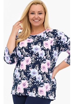 Dwuczęściowa piżama damska plus size 147/465 Anabel, Kolor granatowy-wzór, Rozmiar 3XL, Cornette ze sklepu Intymna w kategorii Piżamy damskie - zdjęcie 185369355