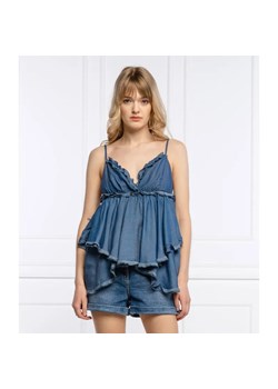 Pinko Top DIANA | Loose fit | denim ze sklepu Gomez Fashion Store w kategorii Bluzki damskie - zdjęcie 185369735