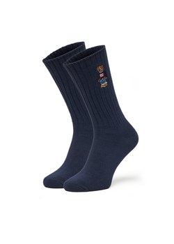 Skarpety Wysokie Męskie Polo Ralph Lauren 449P02372001 Granatowy ze sklepu eobuwie.pl w kategorii Skarpetki męskie - zdjęcie 185371085