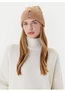 Czapka Polo Ralph Lauren 455981433003 Brązowy ze sklepu eobuwie.pl w kategorii Czapki zimowe damskie - zdjęcie 185371137