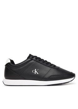 Calvin Klein Sneakersy Retro Runner Ess Lth YM0YM01355 Czarny ze sklepu MODIVO w kategorii Buty sportowe męskie - zdjęcie 185371699