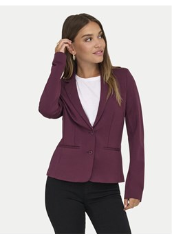 ONLY Marynarka Poptrash 15153144 Bordowy Regular Fit ze sklepu MODIVO w kategorii Marynarki damskie - zdjęcie 185371705