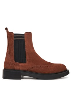 Pollini Sztyblety SA21163G0NTF0217 Brązowy ze sklepu MODIVO w kategorii Botki - zdjęcie 185371826