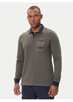 Aeronautica Militare Polo 252PO1896UP00173 Szary Regular Fit ze sklepu MODIVO w kategorii T-shirty męskie - zdjęcie 185371848