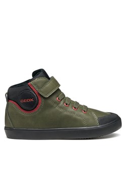 Geox Sneakersy J Gisli J465CC 0MEFU C0450 S Khaki ze sklepu MODIVO w kategorii Buty sportowe dziecięce - zdjęcie 185371859